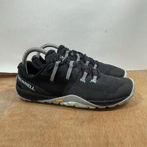 Merrell Trail Glove 6 Women Size 8.5 J135384 Black Gray Sports Sneaker Shoes